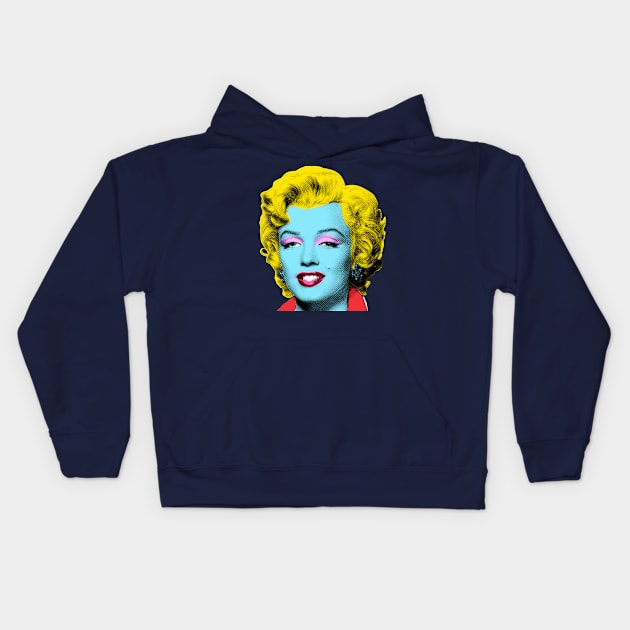 Marilyn Monroe Kids Hoodie by 